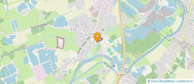 localisation de l'entreprise MONSIEUR MICHEL PAGE  SPAY