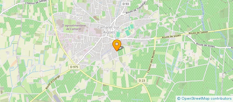 localisation de l'entreprise MONSIEUR MICHEL PAIALUNGA  CAMARET-SUR-AIGUES