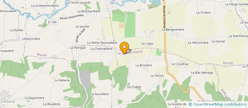 localisation de l'entreprise MONSIEUR MICHEL PAILLETTE à LE GRAND-CELLAND