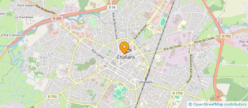 localisation de l'entreprise MONSIEUR MICHEL PAJOT à CHALLANS