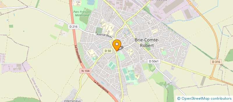 localisation de l'entreprise MONSIEUR MICHEL PALACIO à BRIE-COMTE-ROBERT