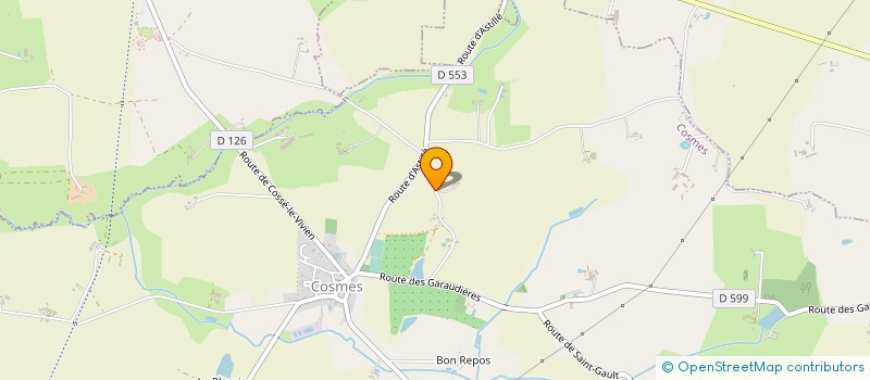 localisation de l'entreprise MONSIEUR MICHEL PALIERNE  COSMES