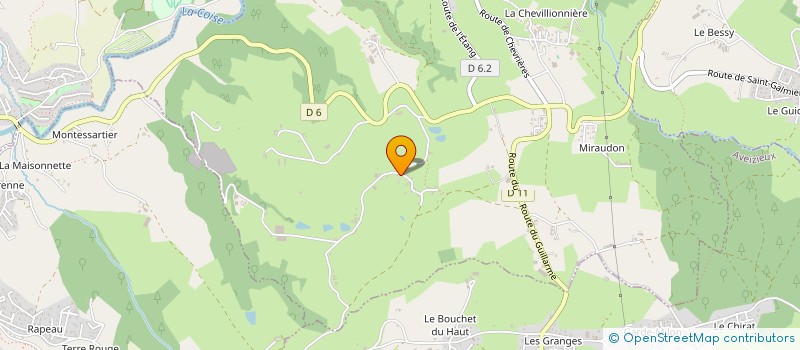 localisation de l'entreprise MONSIEUR MICHEL PALLANDRE  SAINT-MEDARD-EN-FOREZ