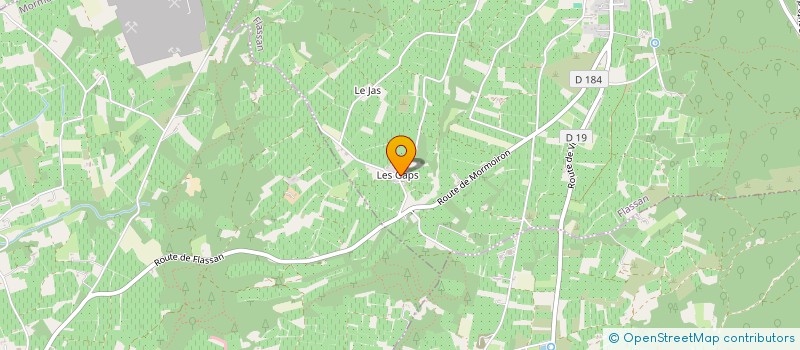 localisation de l'entreprise MONSIEUR MICHEL PALLAS  FLASSAN