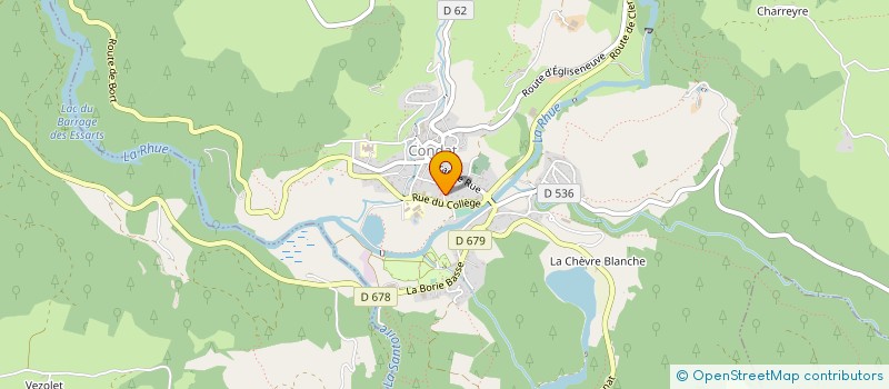 localisation de l'entreprise MONSIEUR MICHEL PALLUT à CONDAT