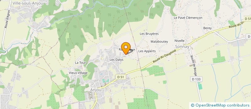localisation de l'entreprise MONSIEUR MICHEL PALOMINO à ANJOU