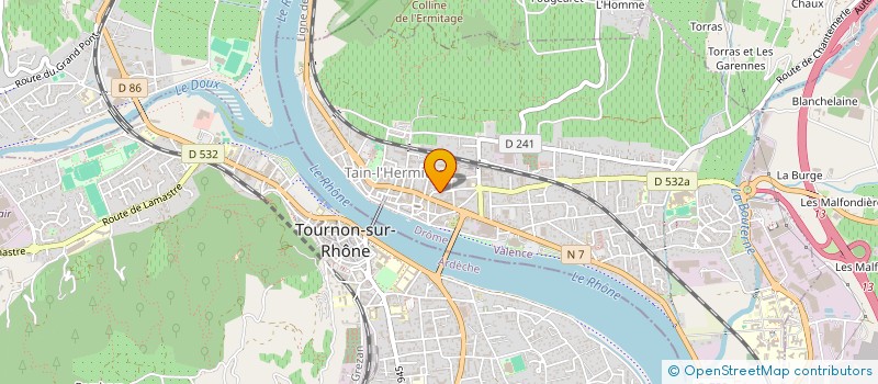 localisation de l'entreprise MONSIEUR MICHEL PAMPIER  TAIN-L'HERMITAGE