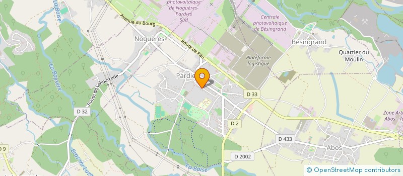 localisation de l'entreprise MONSIEUR MICHEL PANDELES  PARDIES