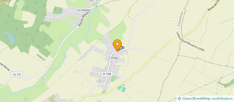 localisation de l'entreprise MONSIEUR MICHEL PANNETIER à CHEVANNES