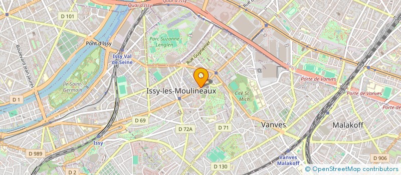 localisation de l'entreprise MONSIEUR MICHEL PANSARD à ISSY-LES-MOULINEAUX