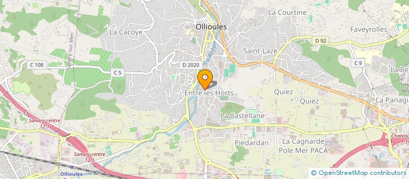 localisation de l'entreprise MONSIEUR MICHEL PAPA à OLLIOULES