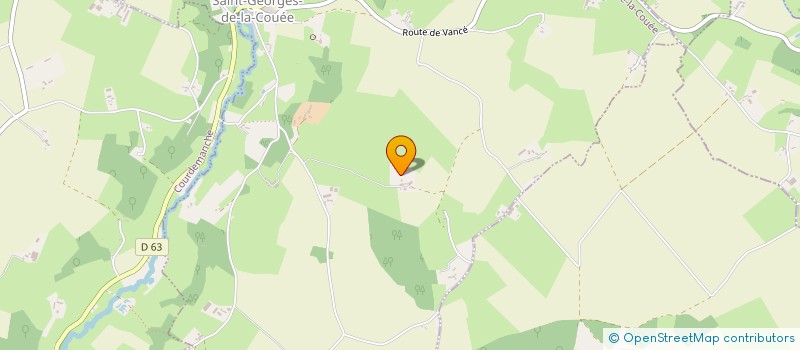 localisation de l'entreprise MONSIEUR MICHEL PAPIN  SAINT GEORGES DE LA COUEE