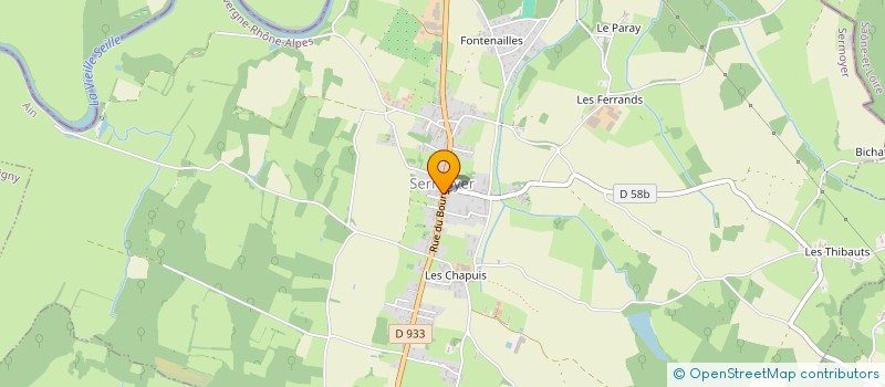 localisation de l'entreprise MONSIEUR MICHEL PAQUELET  CHEVROUX