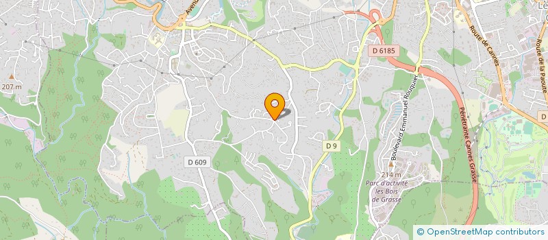 localisation de l'entreprise MONSIEUR MICHEL PARANCE  GRASSE