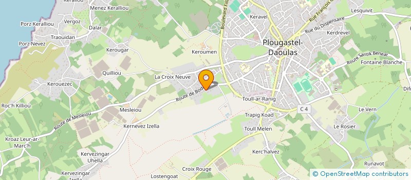localisation de l'entreprise MONSIEUR MICHEL PARDAILHE à PLOUGASTEL-DAOULAS
