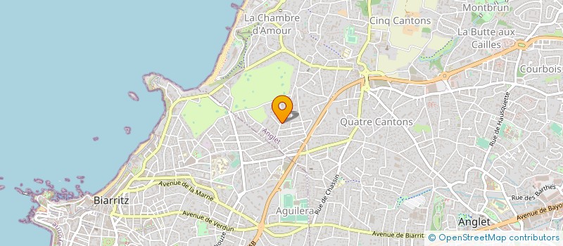 localisation de l'entreprise MONSIEUR MICHEL PARIES  ANGLET