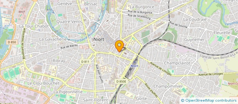 localisation de l'entreprise MONSIEUR MICHEL PARIS à NIORT