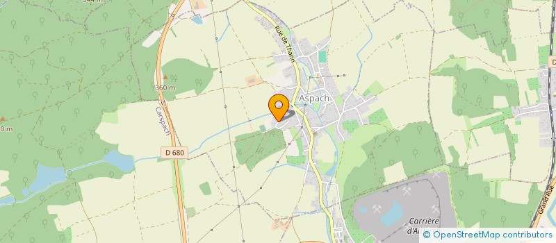 localisation de l'entreprise MONSIEUR MICHEL PARISOT  WITTERSDORF