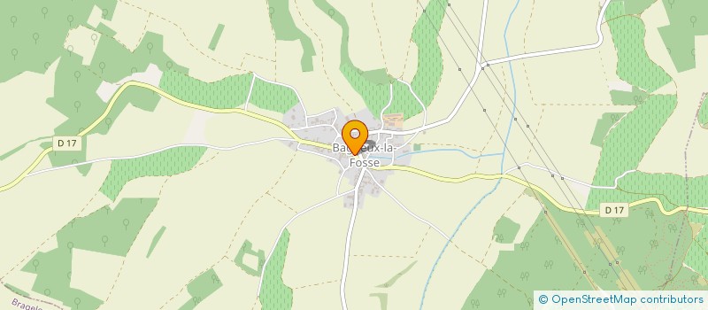 localisation de l'entreprise MONSIEUR MICHEL PARISOT  BAGNEUX-LA-FOSSE