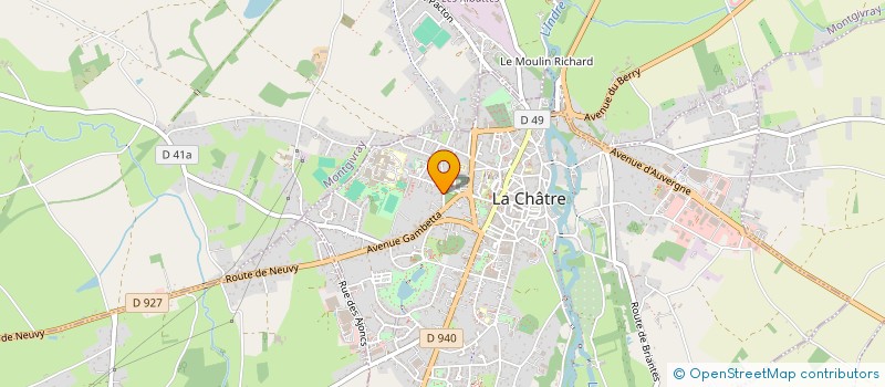 localisation de l'entreprise MONSIEUR MICHEL PAROTIN à LA CHATRE