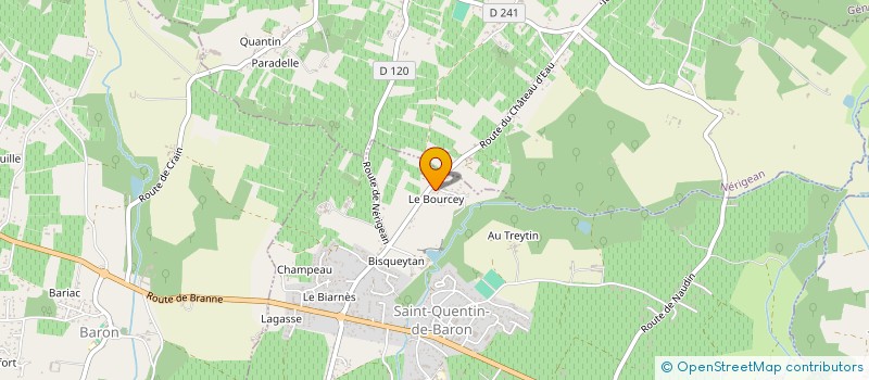 localisation de l'entreprise MONSIEUR MICHEL PASCAL à SAINT-QUENTIN-DE-BARON