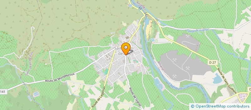 localisation de l'entreprise MONSIEUR MICHEL PASCAL  SAINT-JEAN-DE-FOS