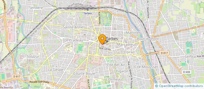 localisation de l'entreprise MONSIEUR MICHEL PASCOUAU à TARBES