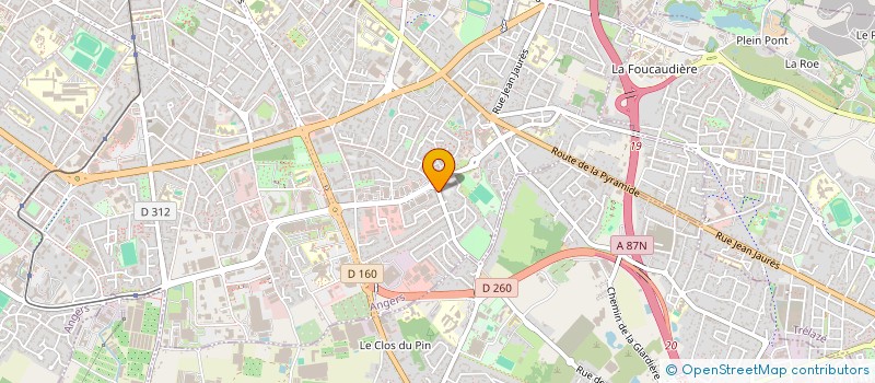 localisation de l'entreprise MONSIEUR MICHEL PASQUER à ANGERS