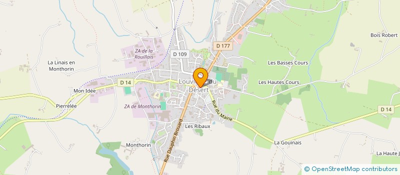 localisation de l'entreprise MONSIEUR MICHEL PASQUETTE à LOUVIGNE-DU-DESERT