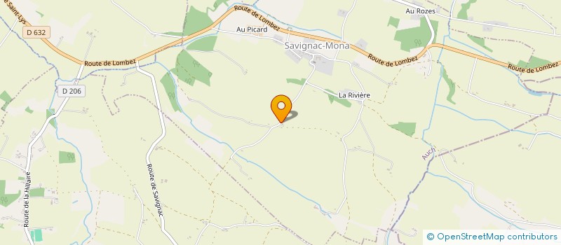 localisation de l'entreprise MONSIEUR MICHEL PASQUIER  SAVIGNAC-MONA