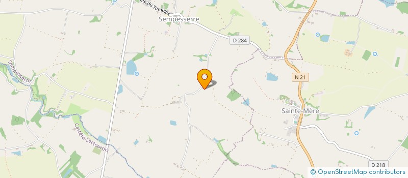 localisation de l'entreprise MONSIEUR MICHEL PASSOUANT  LECTOURE