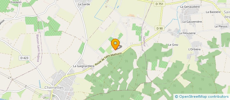 localisation de l'entreprise MONSIEUR MICHEL PASTEUR à GENNES-VAL-DE-LOIRE