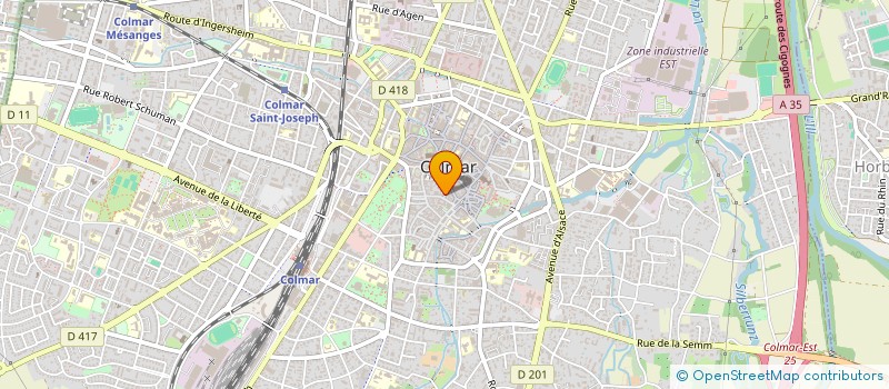 localisation de l'entreprise MONSIEUR MICHEL PATALANO  COLMAR