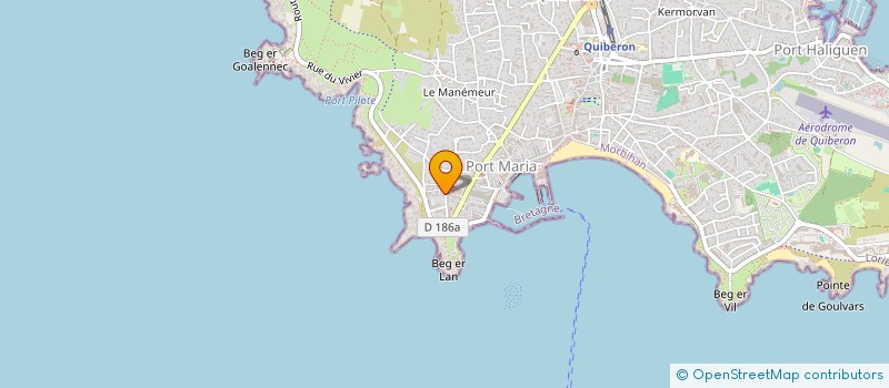 localisation de l'entreprise MONSIEUR MICHEL PATY à QUIBERON