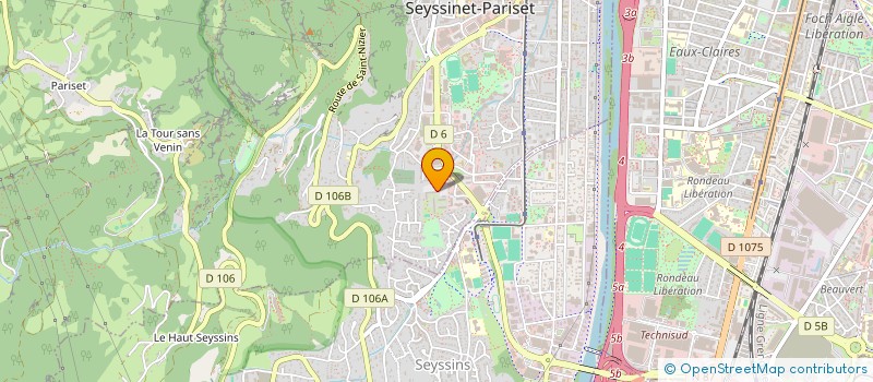 localisation de l'entreprise MONSIEUR MICHEL PAUL  SEYSSINET-PARISET