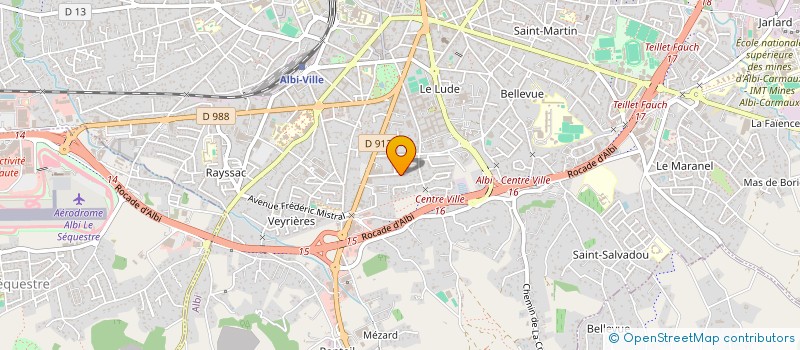 localisation de l'entreprise MONSIEUR MICHEL PAULIN à ALBI