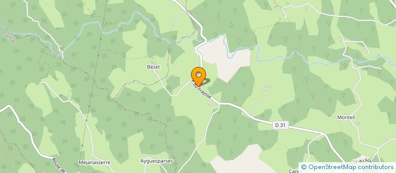 localisation de l'entreprise MONSIEUR MICHEL PAULMIER  SOUSCEYRAC-EN-QUERCY