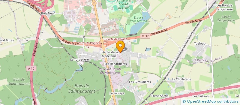 localisation de l'entreprise MONSIEUR MICHEL PAUTON  CHAMBRAY-LES-TOURS