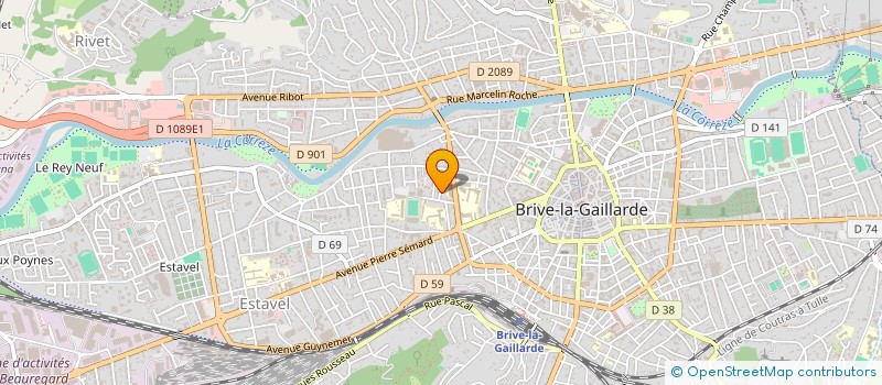 localisation de l'entreprise MONSIEUR MICHEL PAWLAK à BRIVE-LA-GAILLARDE