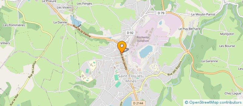 localisation de l'entreprise MONSIEUR MICHEL PAYA  SAINT-ELOY-LES-MINES
