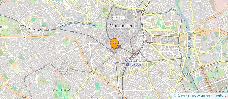 localisation de l'entreprise MONSIEUR MICHEL PECH à MONTPELLIER
