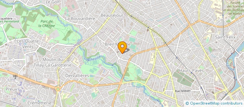 localisation de l'entreprise MONSIEUR MICHEL PECHOUSEK à NANTES