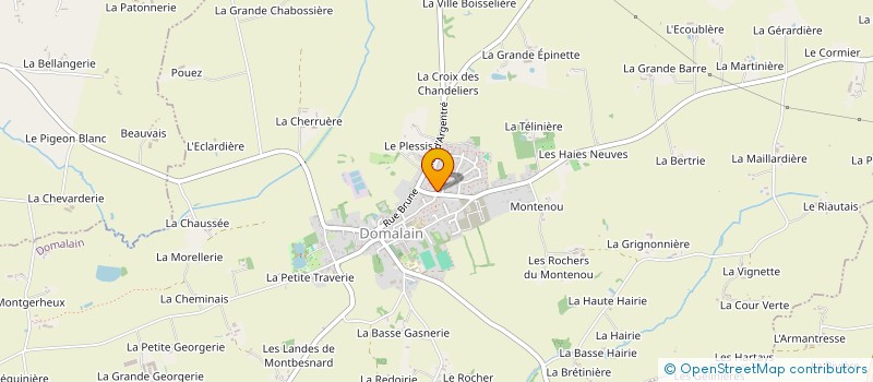 localisation de l'entreprise MONSIEUR MICHEL PEGOU TANKEU  DOMALAIN