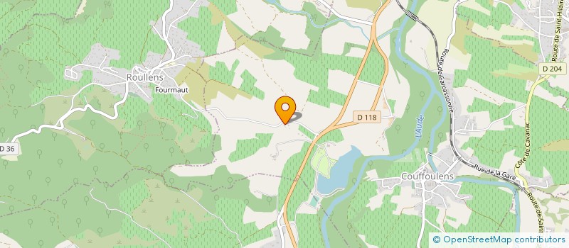 localisation de l'entreprise MONSIEUR MICHEL PEGUIN  COUFFOULENS