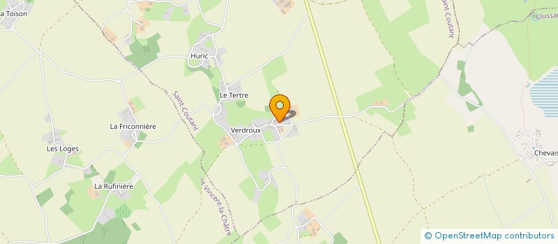 localisation de l'entreprise MONSIEUR MICHEL PEIGNE  SAINT-COUTANT