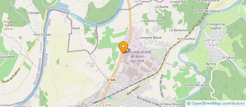 localisation de l'entreprise MONSIEUR MICHEL PELE à GAGNAC SUR CERE