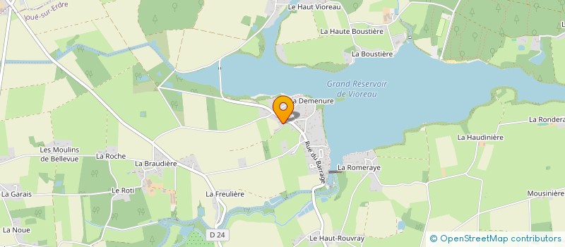 localisation de l'entreprise MONSIEUR MICHEL PELE à JOUE-SUR-ERDRE