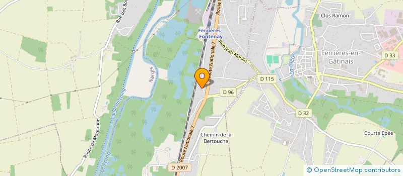 localisation de l'entreprise MONSIEUR MICHEL PELERIN à FONTENAY-SUR-LOING