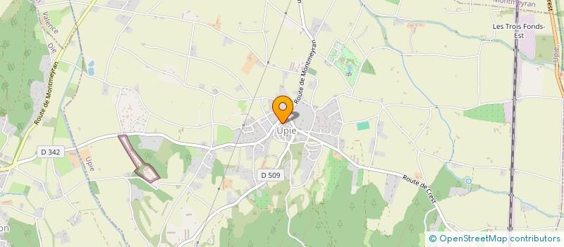 localisation de l'entreprise MONSIEUR MICHEL PELOUX  UPIE