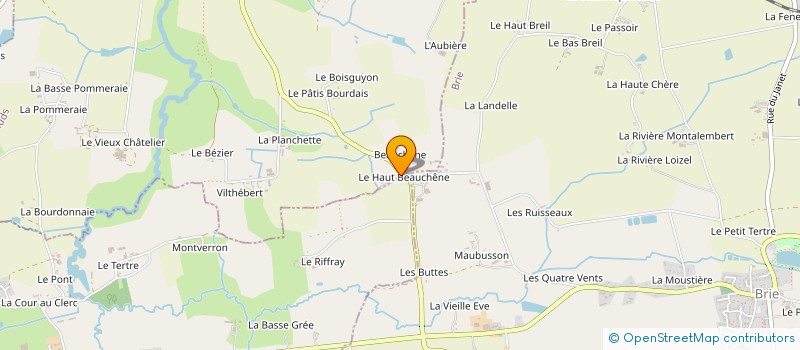 localisation de l'entreprise MONSIEUR MICHEL PELTIER à CORPS-NUDS